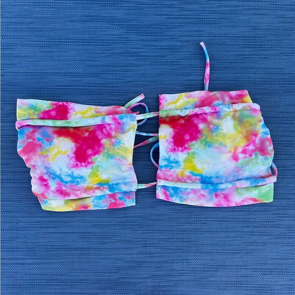 Strapless Multi-Color Bikini - Picture 3 of 6
